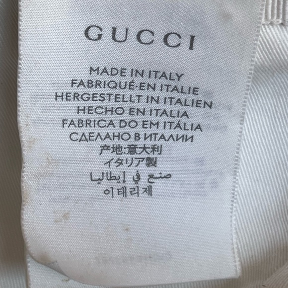 GUCCI WHITE GG HAT W/BOX - Picture 9 of 16
